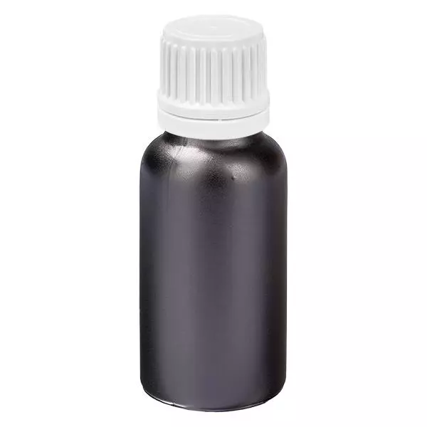 20ml Flasche 11mm Schraubverschluss weiß Originalitätsverschluss BlackLine UT18/20 20ml Flasche 11mm Schraubverschluss weiß Originalitätsverschluss BlackLine UT18/20