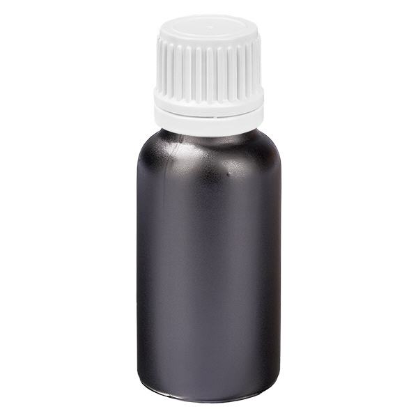 20ml Flasche 11mm Schraubverschluss weiß Originalitätsverschluss BlackLine UT18/20