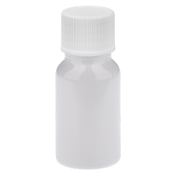 10ml Flasche 11mm Schraubverschluss weiß Standard WhiteLine UT18/10 10ml Flasche 11mm Schraubverschluss weiß Standard WhiteLine UT18/10