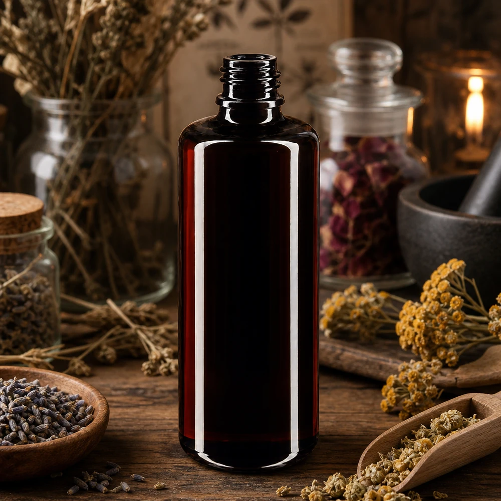 Vielseitige 50ml Miron Tropfflasche Orion aus Violettglas perfekt für Bachblüten und Globuli-Lösungen