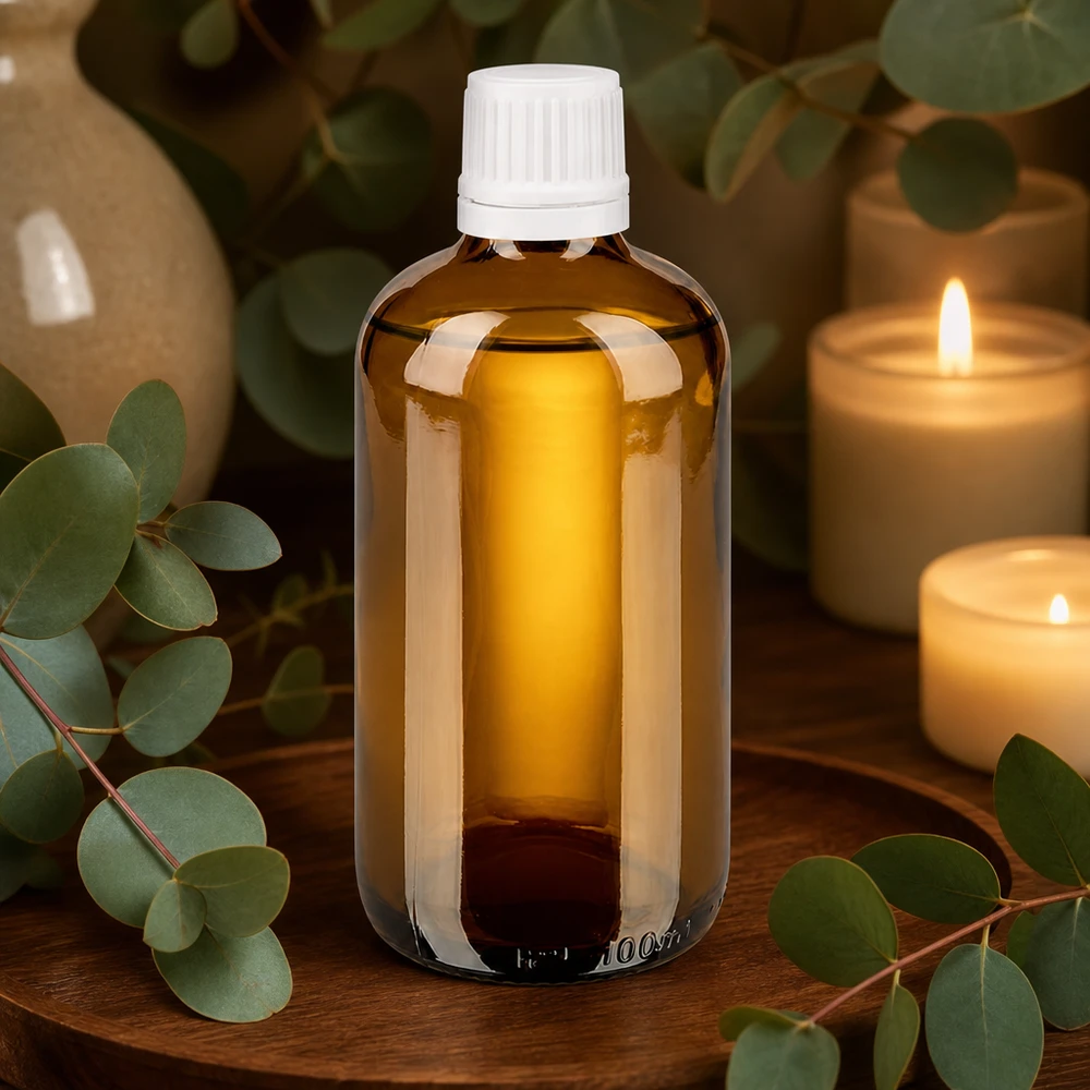 Apothekenflasche braun 100ml Schraubverschluss weiß Originalitätsverschluss Lichtschutzflasche 100ml Braunglas weißer OV Verschluss 11mm pharmazeutische Abfüllung
