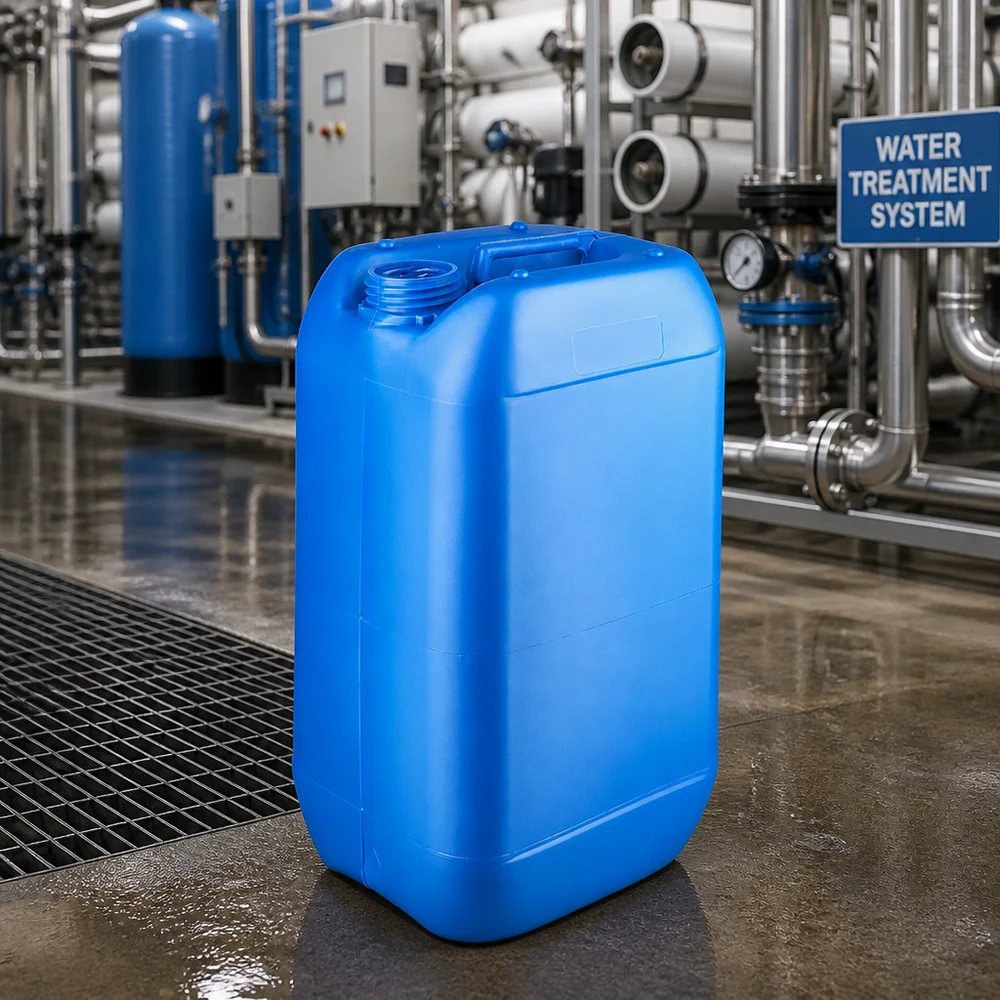 Kanister 15 Liter blau ohne Verschluss Industriekanister 15 L blau ohne Schraubdeckel aus schlagfestem Polyethylen HDPE