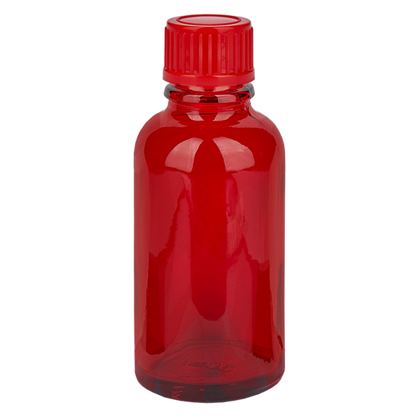 30ml Flasche 11mm Schraubverschluss rot Standard RedLine UT18/30 30ml Flasche 11mm Schraubverschluss rot Standard RedLine UT18/30