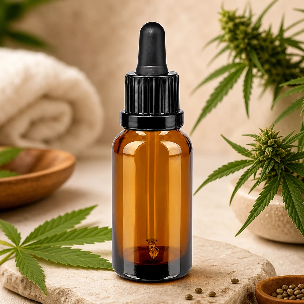 20ml Pipettenflasche mit rutschfestem Glaskorpus und stabilem Verschluss für sichere Aufbewahrung