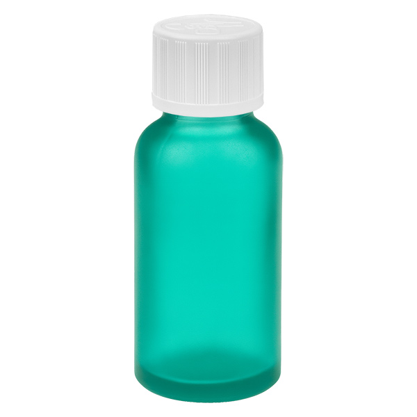 30ml Flasche 11mm Schraubverschluss weiß Standard Kindersicherung GreenLine UT18/30