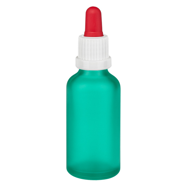 50ml Pipettenflasche weiß/rot Originalitätsverschluss GreenL. UT18/50