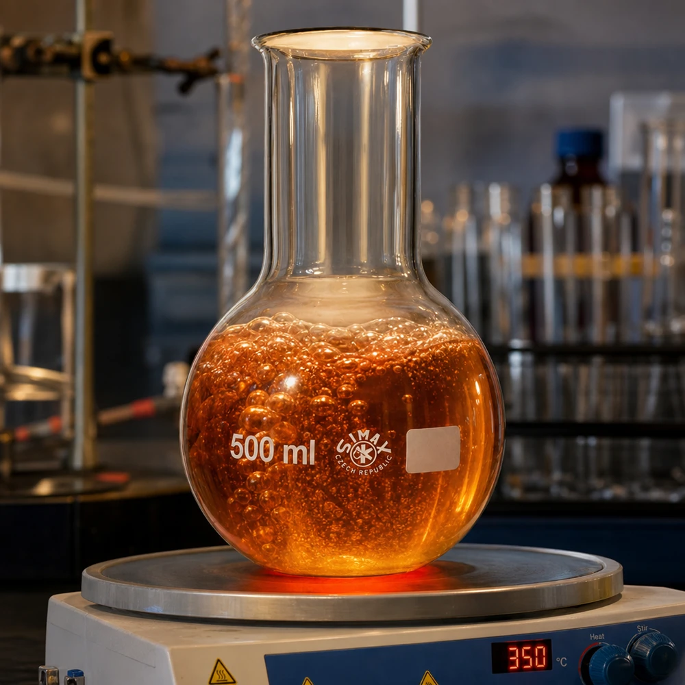 Graduierter Stehkolben 500ml mit präziser Volumenanzeige für exakte Messungen und Dosierungen