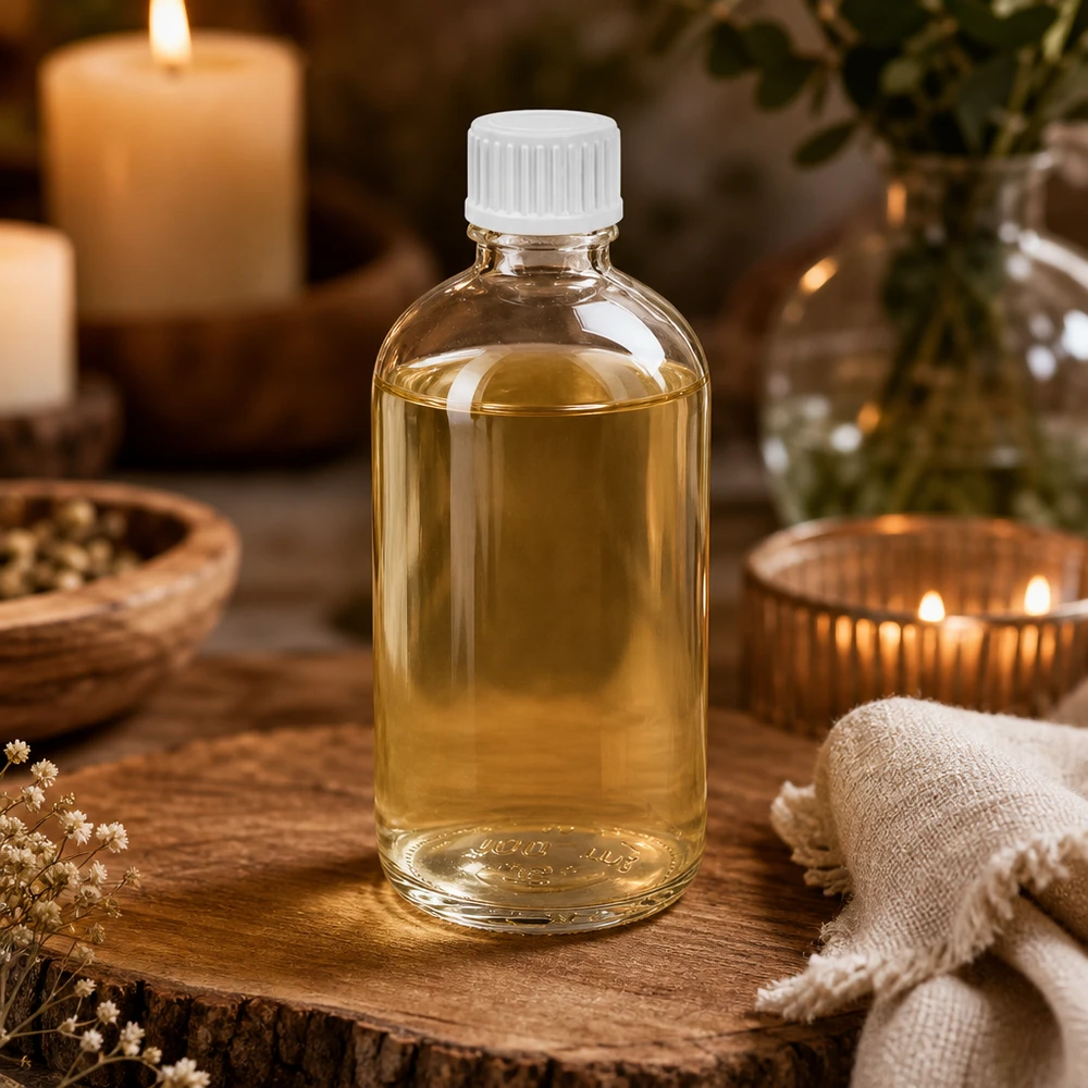 Hochwertige Klarglas-Tropfflasche 100ml ClearLine UT18 weiß für Naturkosmetik und Heilmittel