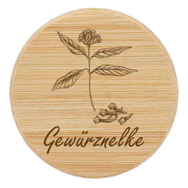 Holzdeckel "Gewürznelke" für WECK RR60 Holzdeckel "Gewürznelke" für WECK RR60