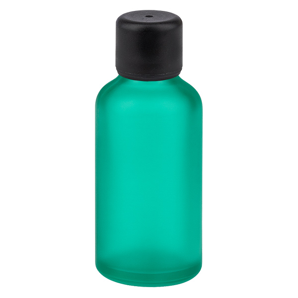50ml Flasche 11mm Schraubverschluss schwarz Originalitätsverschluss GreenLine UT18/50
