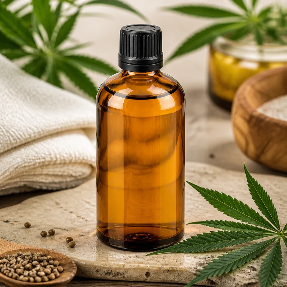 Umweltfreundliche 100ml Glasflasche wiederverwendbar mit präzisem Tropfsystem für Naturprodukte