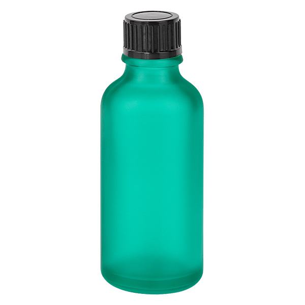 50ml Flasche 11mm Schraubverschluss schwarz Standard GreenLine UT18/50
