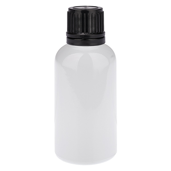30ml Flasche 11mm Schraubverschluss schwarz Originalitätsverschluss WhiteLine UT18/30 30ml Flasche 11mm Schraubverschluss schwarz Originalitätsverschluss WhiteLine UT18/30