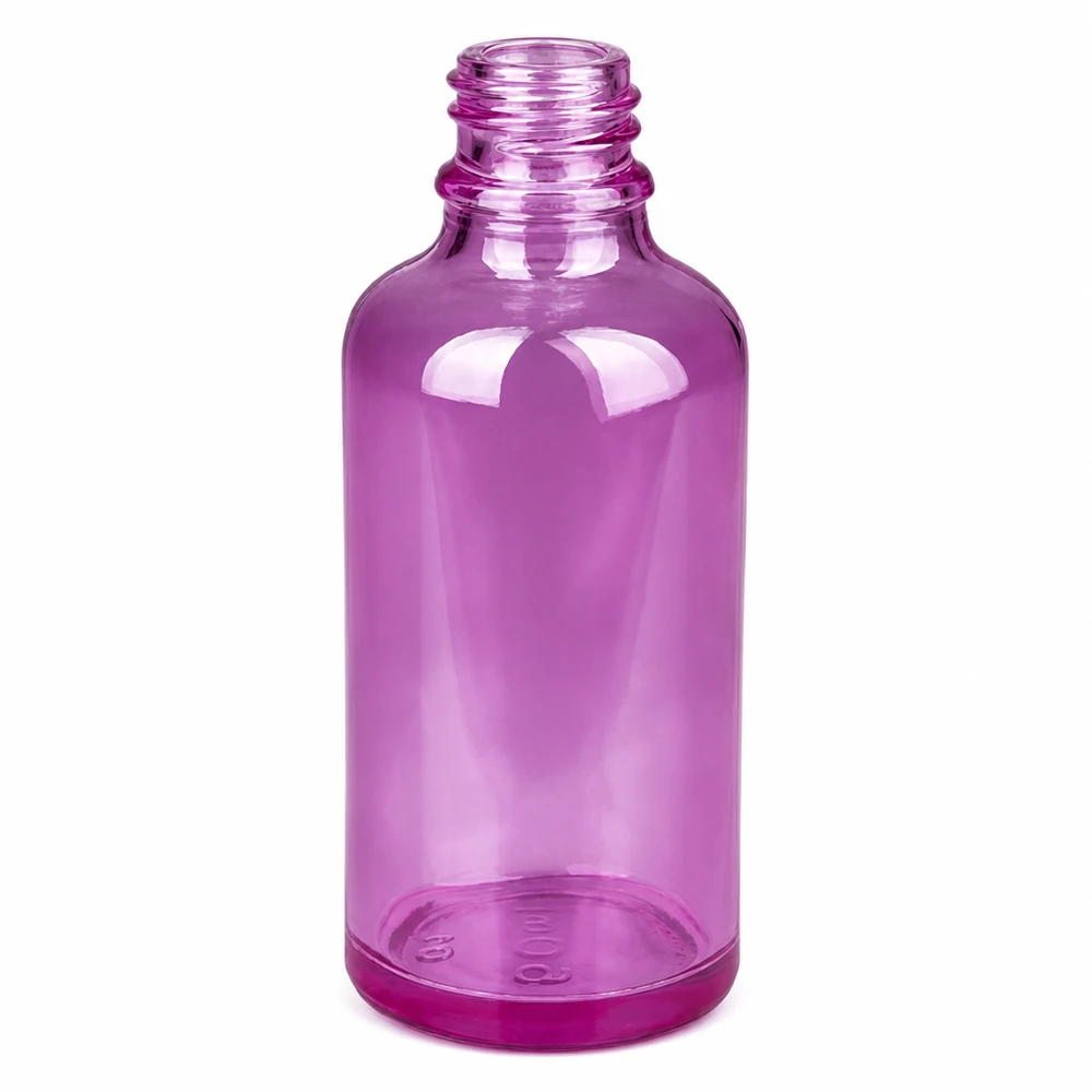 50ml Flasche 11mm Schraubverschluss Alu-Silberer Standard PurpleLine.UT18/50 50ml Violettglas-Flasche mit Aluminium-Verschluss perfekt für DIY-Kosmetik und Mischungen