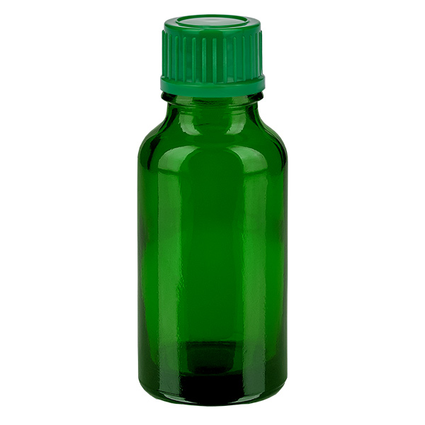 20ml Flasche 11mm Schraubverschluss grün Standard GreenLine UT18/20 20ml Flasche 11mm Schraubverschluss grün Standard GreenLine UT18/20