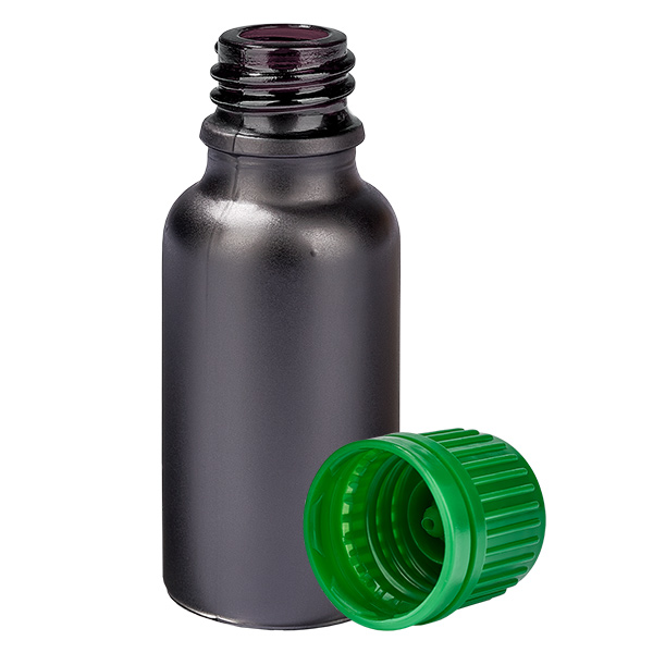 20ml Flasche 11mm Schraubverschluss grün Originalitätsverschluss BlackLine UT18/20 20ml Flasche 11mm Schraubverschluss grün Originalitätsverschluss BlackLine UT18/20
