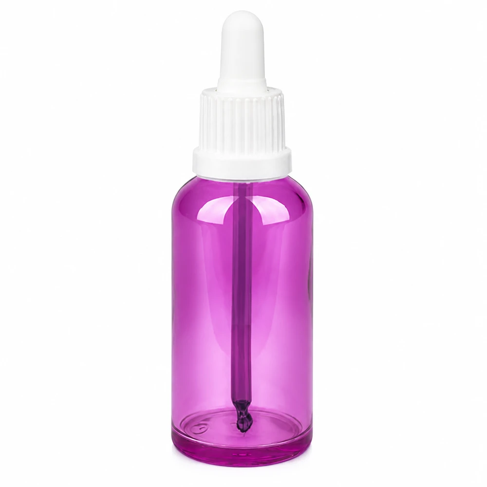 50ml Pipettenflasche weiss Originalität Schraubverschlusserschluss PurpleLine UT18/50 Kompakte lila Pipettenflasche 50ml OV PurpleLine für genaue Flüssigkeitsdosierung