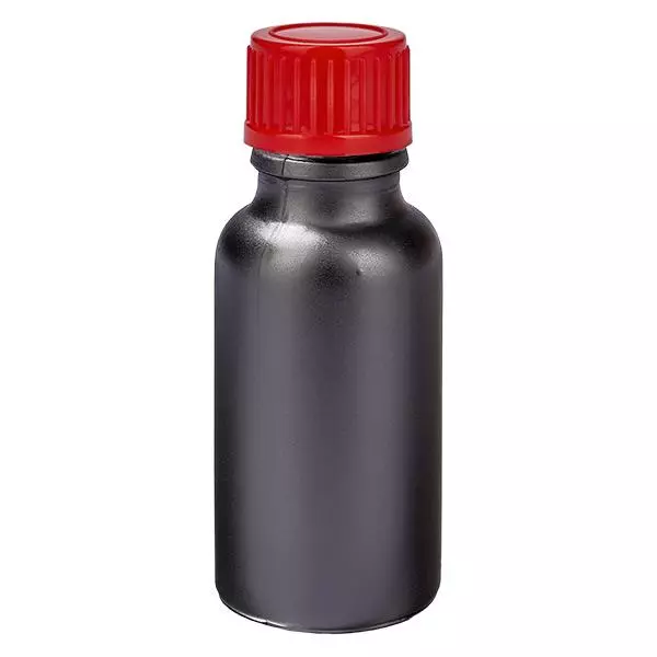 20ml Flasche 11mm Schraubverschluss rot Standard BlackLine UT18/20 20ml Flasche 11mm Schraubverschluss rot Standard BlackLine UT18/20