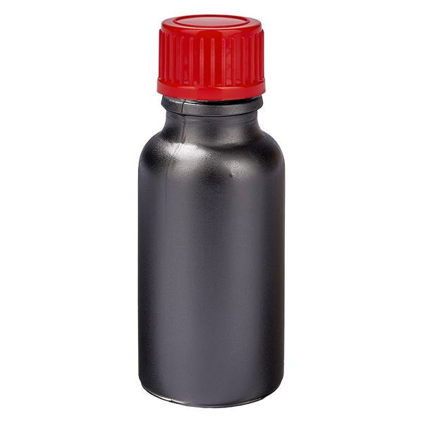20ml Flasche 11mm Schraubverschluss rot Standard BlackLine UT18/20 20ml Flasche 11mm Schraubverschluss rot Standard BlackLine UT18/20