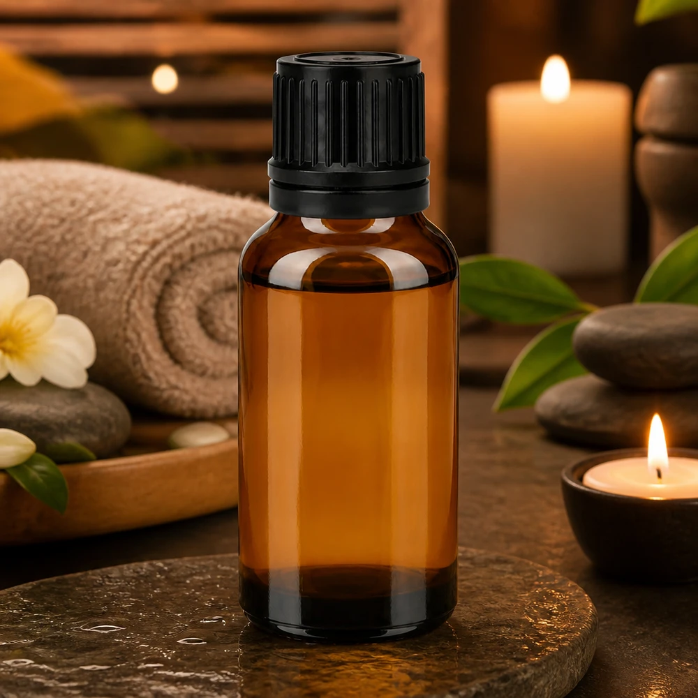 Handliche 20ml Reiseflasche mit auslaufsicherem Verschluss ideal für unterwegs und Handgepäck