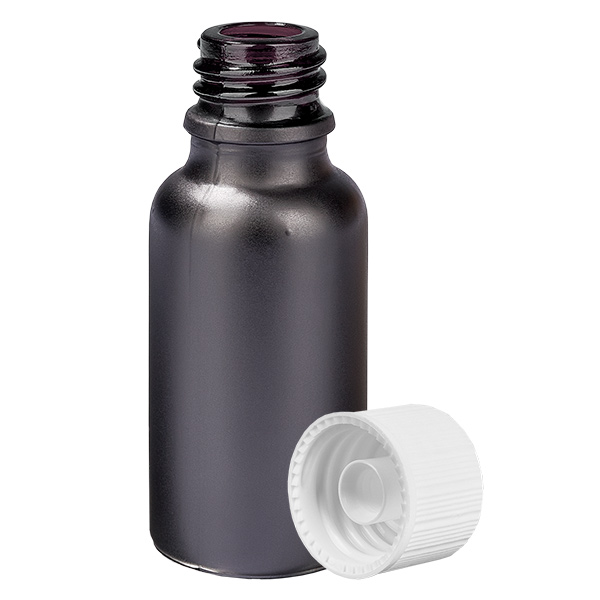 20ml Flasche 11mm Schraubverschluss weiß Standard BlackLine UT18/20 20ml Flasche 11mm Schraubverschluss weiß Standard BlackLine UT18/20