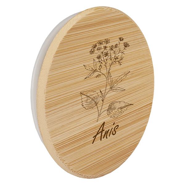 Holzdeckel "Anis" für WECK RR60 Holzdeckel "Anis" für WECK RR60