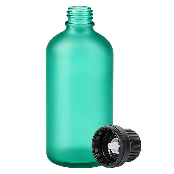 100ml Tropfflasche 2mm schwarz Originalitätsverschluss GreenLine UT18/100 100ml Tropfflasche 2mm schwarz Originalitätsverschluss GreenLine UT18/100