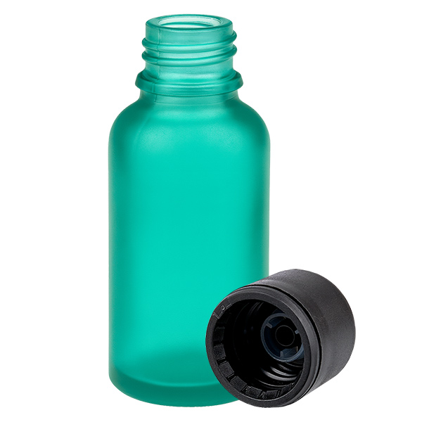 30ml Flasche 11mm Schraubverschluss schwarz Originalitätsverschluss GreenLine UT18/30 30ml Flasche 11mm Schraubverschluss schwarz Originalitätsverschluss GreenLine UT18/30