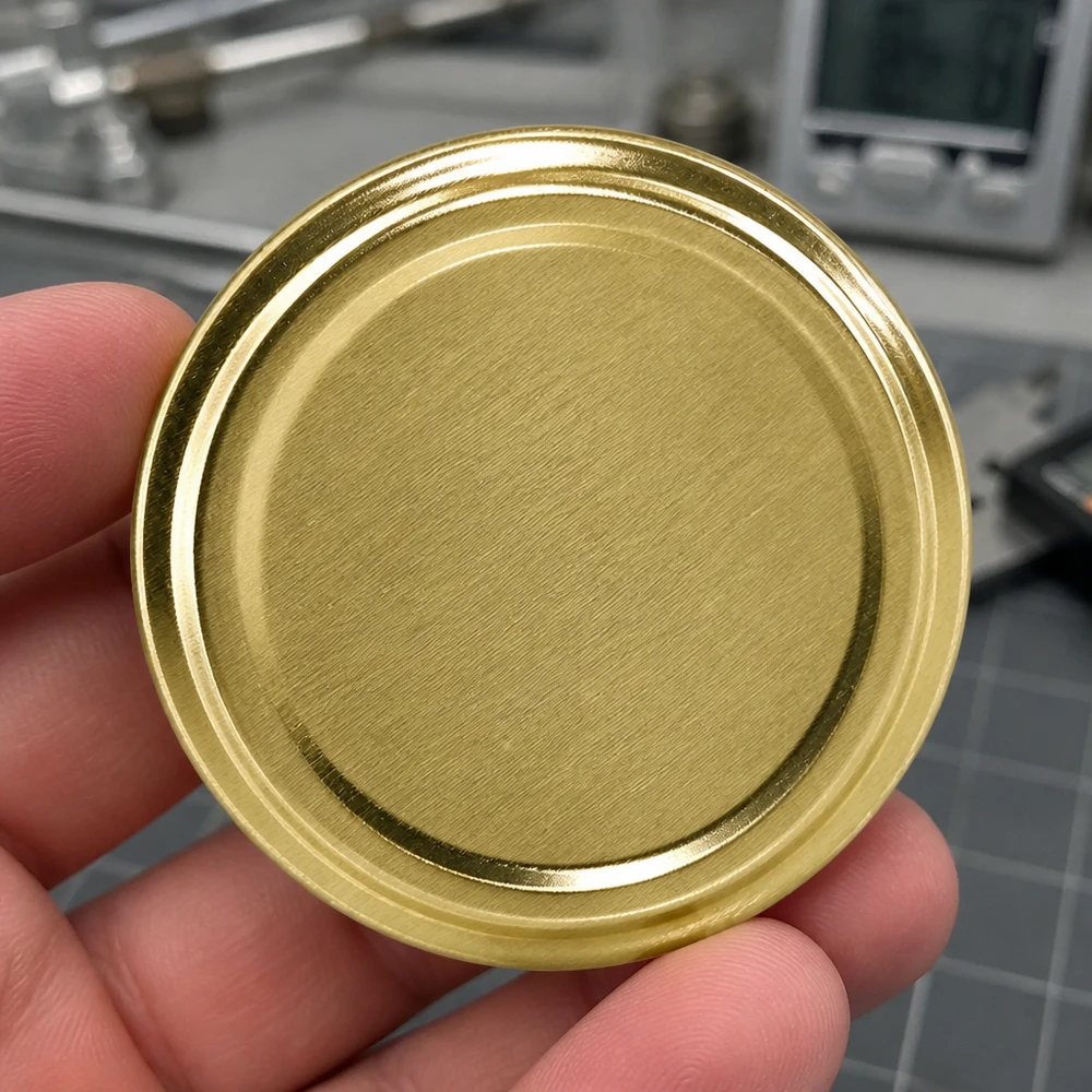 BasicSeal Einmachdeckel gold 70mm TO70 UNiTWIST robuste Metallausführung
