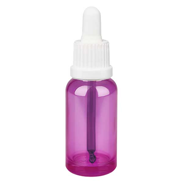20ml Pipettenflasche weiss Originalität Schraubverschlusserschluss  PurpleLine UT18/20