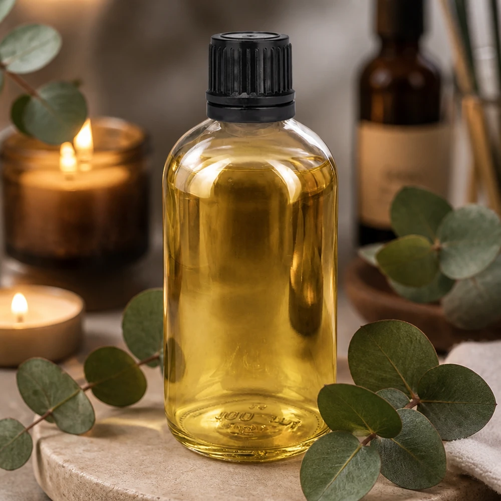 Befüllbare 100ml Flasche aus Klarglas für Globuli Homöopathie und Naturheilkunde