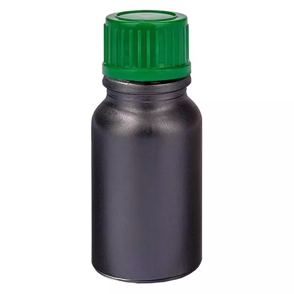 10ml Flasche 11mm Schraubverschluss grün Standard BlackLine UT18/10 10ml Flasche 11mm Schraubverschluss grün Standard BlackLine UT18/10