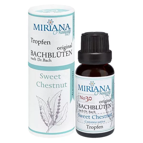 30 Sweet Chestnut, 20ml Essenz (Ohne Alkohol), MirianaNature 30 Sweet Chestnut, 20ml Essenz (Ohne Alkohol), MirianaNature