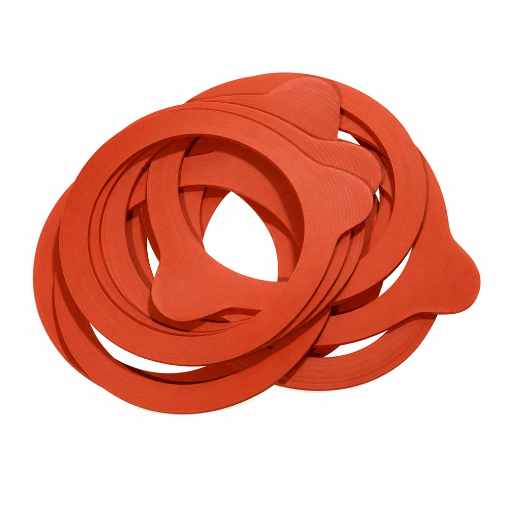 Einkochring Naturgummi RR80 Einkochring Naturgummi RR80 orange Gummiringe zum Einkochen Einmachgläser Dichtungsringe Einkochhilfe