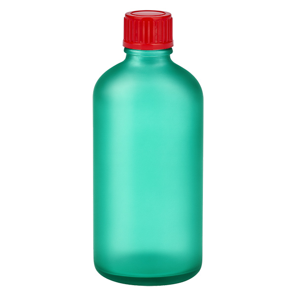 100ml Flasche 11mm Schraubverschluss rot Standard GreenLine UT18/100 100ml Flasche 11mm Schraubverschluss rot Standard GreenLine UT18/100