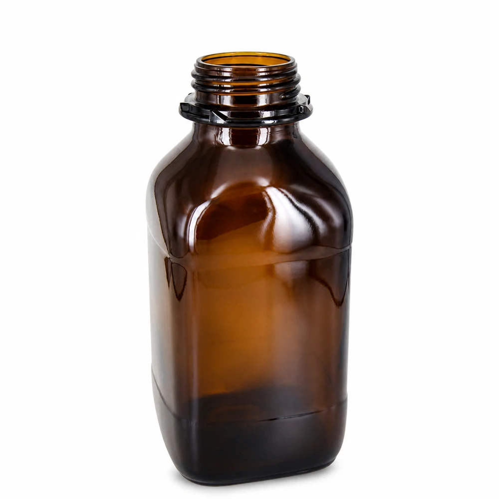 Apothekerflasche 1000ml braun für lichtempfindliche Chemikalien und Lösungen