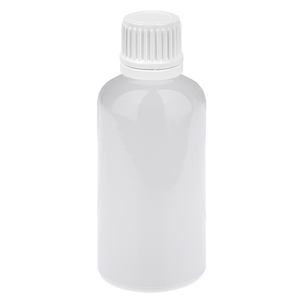 50ml Flasche 11mm Schraubverschluss weiß Originalitätsverschluss WhiteLine UT18/50 50ml Flasche 11mm Schraubverschluss weiß Originalitätsverschluss WhiteLine UT18/50
