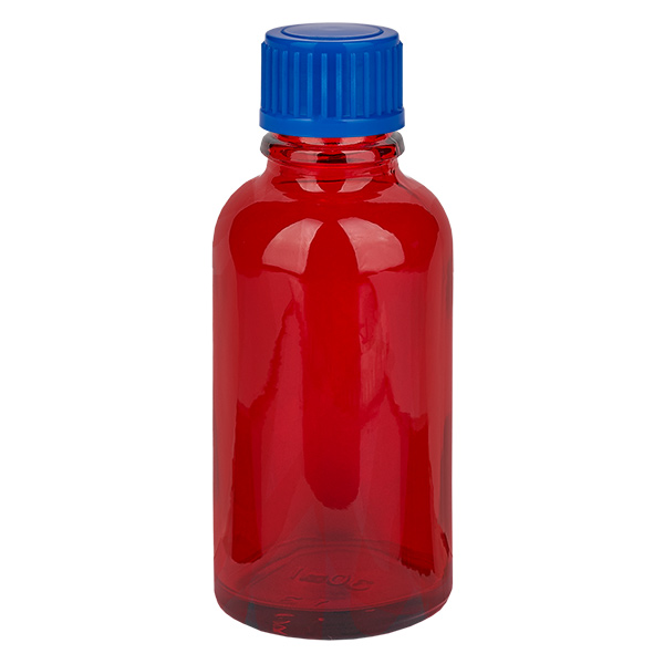 30ml Flasche 11mm Schraubverschluss blau Standard RedLine UT18/30 30ml Flasche 11mm Schraubverschluss blau Standard RedLine UT18/30
