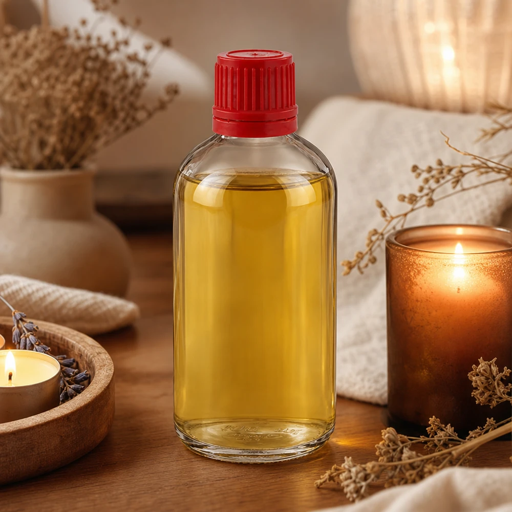 100ml Flasche 11mm Schraubverschluss rot Originalitätsverschluss ClearLine UT18/100 Klare UT18 Flasche 100ml roter Verschluss für Naturkosmetik Aromatherapie und Wellnessprodukte
