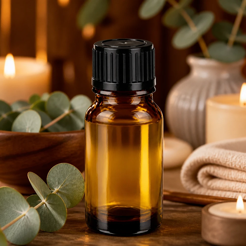 10ml Flasche 11mm Schraubverschluss schwarz Standard BrownLine UT18/10 Praktische 10ml Glasflasche in Apotheker-Qualität mit schwarzem Verschluss für Naturkosmetik