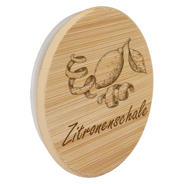 Holzdeckel "Zitronenschale" für WECK RR60 Holzdeckel "Zitronenschale" für WECK RR60