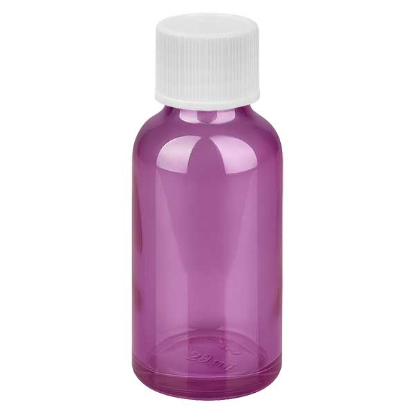30ml Flasche 11mm Schraubverschluss weiss Standard PurpleLine UT18/30