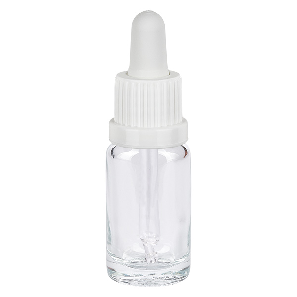 10ml Pipettenflasche weiß Originalitätsverschluss ClearLine UT18/10