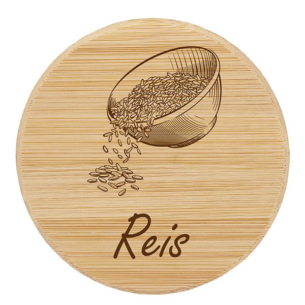 Holzdeckel "Reis" für WECK RR100 Holzdeckel "Reis" für WECK RR100