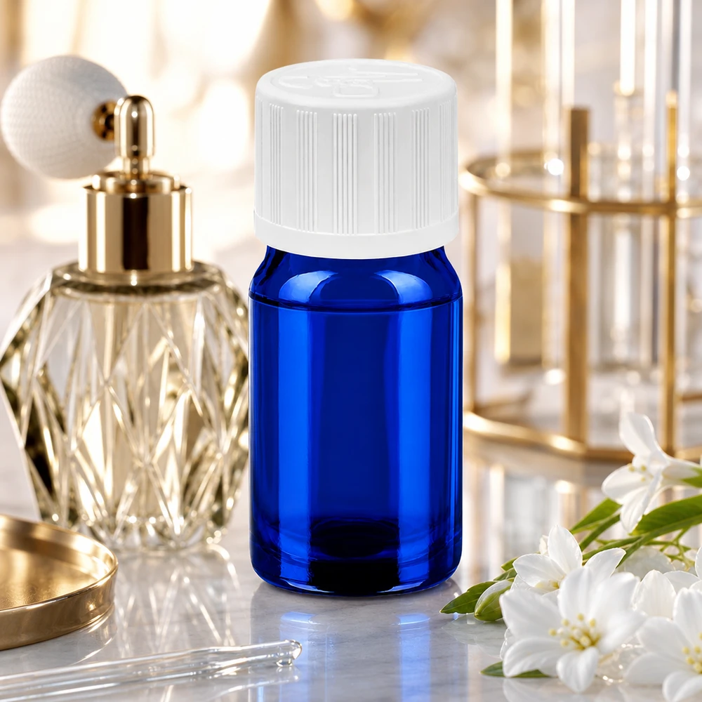 5ml Flasche 11mm Schraubverschluss weiß Standard Kindersicherung BlueLine UT18/5 Präzisionsgefertigte 5ml Flasche mit 11mm Halsweite für exakte Dosierung und Abfüllung