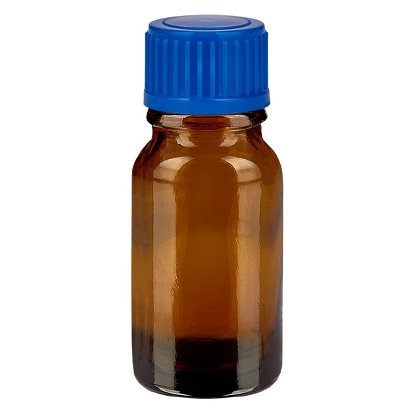 10ml Flasche 11mm Schraubverschluss blau Standard BrownLine UT18/10