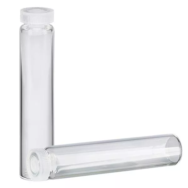 Rollrandglas, Essenzenröhrchen Klarglas 2ml Rollrandglas, Essenzenröhrchen Klarglas 2ml