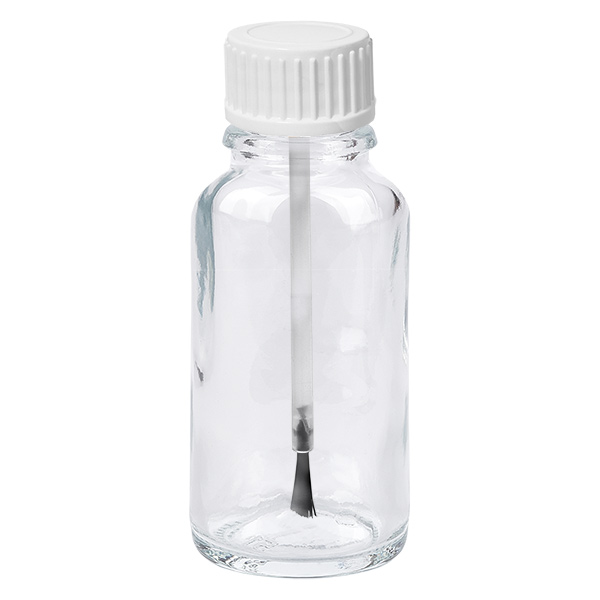 20ml Pinselflasche weiß Standardverschluss ClearLine UT18/20