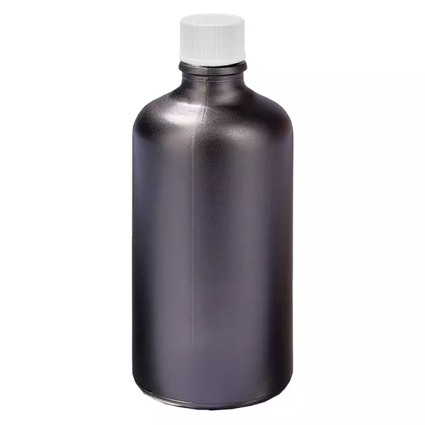 100ml Flasche 11mm Schraubverschluss weiß Standard BlackLine UT18/100