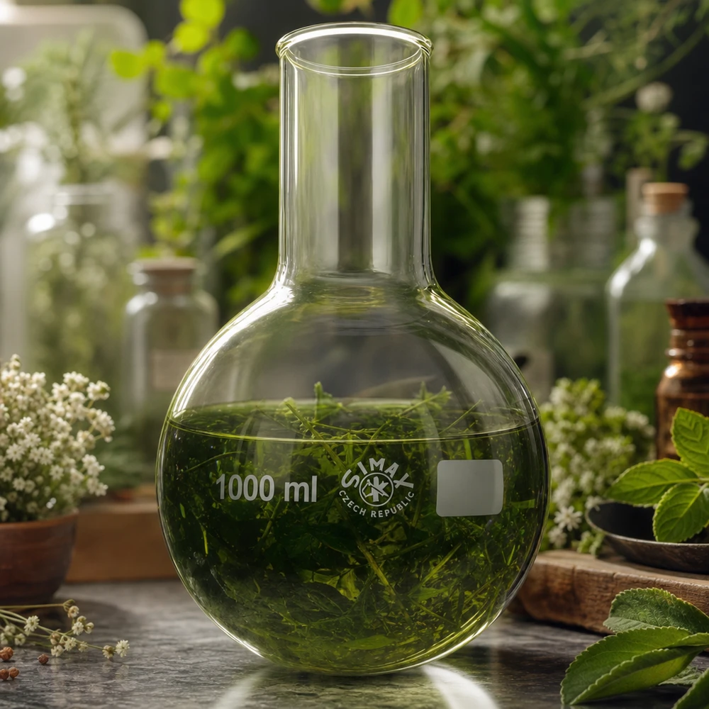Rundkolben 1000ml Weithals mit optimalem Volumen für Forschung und Entwicklung